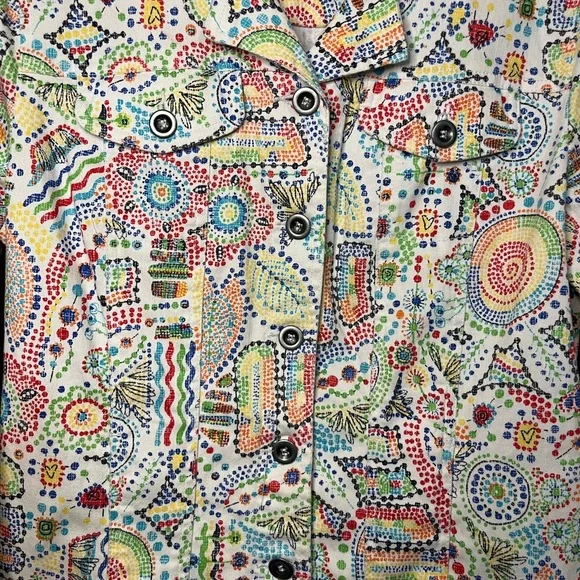 Ruby Rd. Multicolor Patterned Jacket - Picture 2 of 5